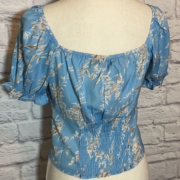 NASTY Gal Floral Crop Top Size 2 - Picture 11 of 13